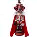 Kurt Adler Hollywood Drosselmeyer Hat Nutcracker Wood/Plastic in Brown | 18 H x 4 W x 4 D in | Wayfair HA0624