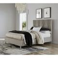 Modus Furniture Low Profile Platform Bed Wood in Brown/Gray | 55 H x 81 W x 87 D in | Wayfair 9DM8H7