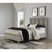 Modus Furniture Low Profile Platform Bed Wood in Brown/Gray | 55 H x 81 W x 87 D in | Wayfair 9DM8H7