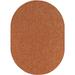 Brown 144 x 108 x 0.5 in Area Rug - Ebern Designs Square Windel Solid Color Machine Braided Polypropylene Area Rug in Rust | Wayfair