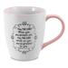 Trinx Mug Praying For You 20 Oz Ceramic in Black/Brown/Pink | 5 H x 4.5 W in | Wayfair 6D2B568B7FE04F808754BE0B12D9F1B3