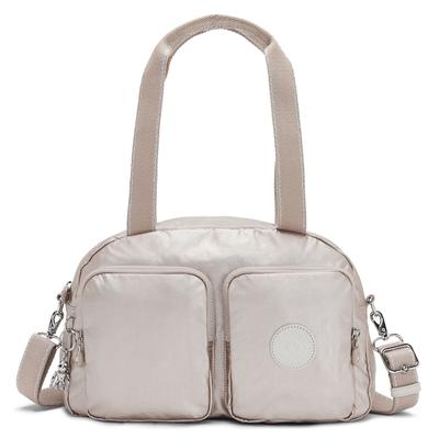Kipling Basic Plus Cool Defea Schultertasche 33 cm Silber Damen Image
