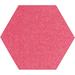 Pink 120 x 120 x 0.5 in Area Rug - Ebern Designs Wiltsey Solid Color Power Loomed Indoor/Outdoor Use Area Rug in | Wayfair