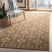 White 31.2 x 21.6 x 0.5 in Area Rug - Bungalow Rose Runner Floral Hand Braided Area Rug in Brown/Ivory | 31.2 H x 21.6 W x 0.5 D in | Wayfair