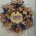 Trinx 22" Sunflower Deco Mesh Wreath Burlap/Deco Mesh in Black/Brown/Yellow | 22 H x 22 W x 6 D in | Wayfair E334696CCF7B4445825E5AAF4087D7B9