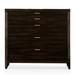 Birch Lane™ Amice 46" Height 5-Drawer Wood Chest Wood in Brown | 46 H x 50 W x 20 D in | Wayfair 4E1581DE6E1A4975A2BB620D711428E3