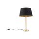 Simplo - Lampe de table avec Abat-Jour - 1 lumière - ø 320 mm - Noir et Or - Classique/Antique,