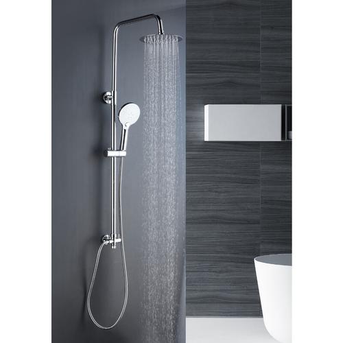 Duschsystem Bayala Round Duschsäule mit Regendusche ø 20 cm Duschgarnitur Dusch-Set mit