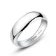 100% réel 999 pur argent bijoux Simple anneau ouvert pour les femmes hommes anneau mode taille libre
