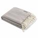 Vera Wang Cotton Twill Fringe Throw Blanket