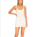 Free People Dresses | Free People Sedona Faux Suede Mini Dress Nwt L | Color: White | Size: L