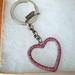 Coach Accessories | Coach Vintage Pave Swarovski Pink Crystals Open Heart Charm Key Fob Rare | Color: Pink/Silver | Size: Os