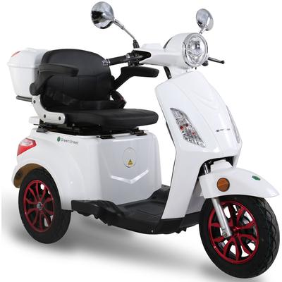 Elektromobil GREENSTREET "E-Mover", weiß, ElektromobileB:68cm H:111cm L:155cm, inkl. Topcase, B:68cm H:111cm L:155cm