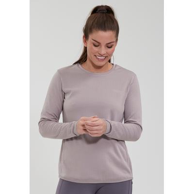 Funktionsshirt ENDURANCE "Leah", Herren, Gr. 44, lila (helllila), 93% Polyester, 7% Elasthan, meliert, casual, normal, Rundhals, Langarm, Shirts, mit reflektierenden Details Image