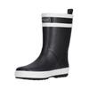 Gummistiefel ZIGZAG, Gr. 25, schwarz-weiß (schwarz, weiß), Gummi, casual, Schuhe, aus hochwertigem Naturkautschuk