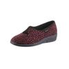 Hausschuh FISCHER, Damen, Gr. 41, rot, Textil, Basic, Schuhe