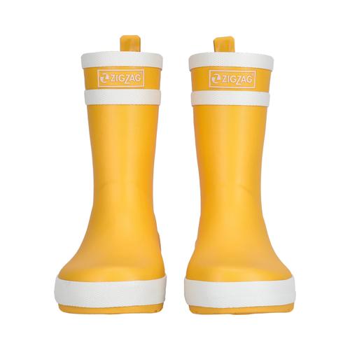 Gummistiefel ZIGZAG Gr. 26, gelb (gelb, weiß) Schuhe Outdoorschuhe aus hochwertigem Naturkautschuk