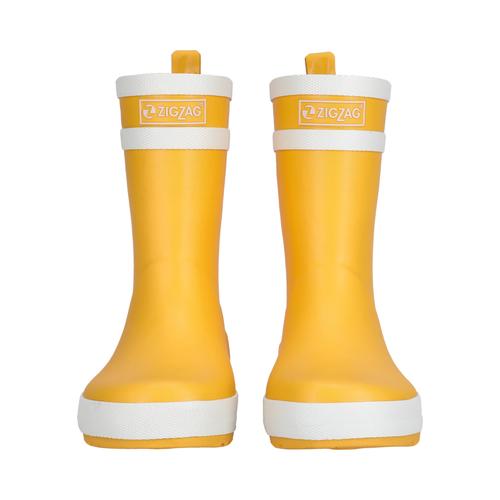 Gummistiefel ZIGZAG Gr. 31, gelb (gelb, weiß) Schuhe Outdoorschuhe aus hochwertigem Naturkautschuk