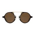 AO Oxford Sunglasses Black Tortoise Gold Frame Cosmetan Brown AOLite Nylon Lenses Polarized 44-24-145 B45 OXF344ST--BNN-P