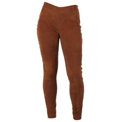 Lederhose MAZE "4202171", Damen, Gr. XL, US-Größen, braun (cognac), Obermaterial: 100% Ziegenleder / Innenmaterial: 96% Baumwolle, 4% Elasthan, Hosen Image