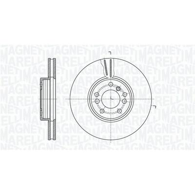 MAGNETI MARELLI Bremsscheibe vorne rechts links innenbelüftet Ø332mm 332mm für BMW 34116794300 34116859679 34116756045 3