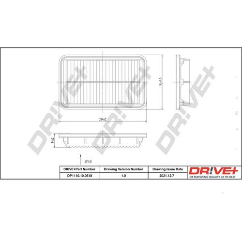 Drive+ Luftfilter für KIA S281131Y100 28113-1Y100 28113-04000 DP1110.10.0518