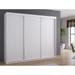 Hicksville Modern Wood Wardrobe - Armoire - 99 Inches Wide