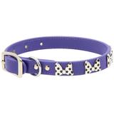 Disney Minnie Mouse Vegan Leather Dog Collar, Large, Multi-Color