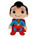 DC Comics Superman Chibi Full Body Standing Pose with Corduroy Hair Plush Squeaker Dog Toy, Medium, Multi-Color