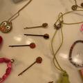 J. Crew Accessories | J Crewcuts Emoji Necklaces Hair Clips Huge Lot Sephora Charm Bracelets | Color: Gold | Size: Osg