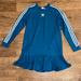 Adidas Dresses | Adidas Sparkle Teal Dress | Color: Blue | Size: M