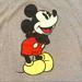 Disney Tops | Mickey Mouse! Vintage Mickey On A Gray Tee. | Color: Gray/Red | Size: Xxl