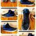 Nike Shoes | Nike Sweet Classic Blue And Black Hightop Shoe Sneaker | Color: Black/Blue | Size: 5.5bb