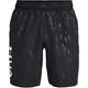 Under Armour Men's UA Woven Emboss Shorts, Breathable and Lightweight Mesh, Comfortable Sports for Workouts Leisure, Schwarz