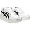 Sneaker ASICS SPORTSTYLE "JAPAN S PF", Gr. 38, schwarz-weiß (weiß, schwarz), Synthetik, Textil, kontrastfarbene Details, mehrfarbig, sportlich, Schuhe
