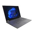 Lenovo ThinkPad P16 i7-12800HX Mobiler Arbeitsplatz 40,6 cm (16 Zoll) WUXGA Intel® Core™ i7 16 GB DDR5-SDRAM 512 GB SSD NVIDIA RTX A1000 Wi-Fi 6E (802.11ax) Windows 11 Pro Schwarz, Grau