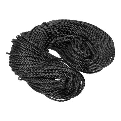 Twisted Nylon Mason Line Black 50M/164 Feet 4MM Dia for DIY Projects