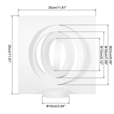 Round Combination Photography Background Props, Hard Foam Photo Props