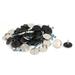Glass Table 304 Stainless Steel Mirror Screws Cap Cover Nails 25mm Dia - Silver Tone, Black