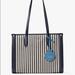 Kate Spade Other | Kate Spade Market Stripe Blue Multi Medium Tote | Color: Blue | Size: Os