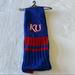 Adidas Accessories | Adidas Kansas Jayhawks Ku Scarf With Hand Pockets | Color: Blue/Red | Size: Os