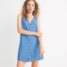 Madewell Dresses | Madewell Denim Button-Front Sleeveless Easy Dress Euc Size Xs Haslett Wash | Color: Blue | Size: Xs