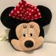 Disney Accessories | Disney Minnie Mouse Bag Plush Purse Minnie Mouse Soft Head. .. | Color: Black | Size: Osbb
