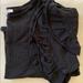 Zara Tops | Flutter Sleeve Cropped Length Black T Shirt | Color: Black | Size: S