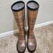 Burberry Shoes | Burberry Rain Boots Size 7. | Color: Tan | Size: 7