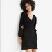 Madewell Dresses | Madewell Long Sleeve Side Tie Dress | Color: Black | Size: Xs