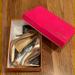 Kate Spade Shoes | Kate Spade Nwt Rose Gold Licorice Patent Pointed Toe Pump 7m | Color: Gold/Pink | Size: 7