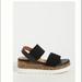 Anthropologie Shoes | Anthropologie Whitney Slingback Sandals 38 | Color: Black/Brown | Size: 38