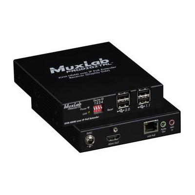 MuxLab UHD 4K KVM HDMI-over-IP PoE Extender Receiv...