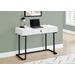 "Computer Desk / Home Office / Laptop / Storage Drawers / 42""L / Work / Metal / Laminate / Glossy White / Black / Contemporary / Modern - Monarch Specialties I 7385"